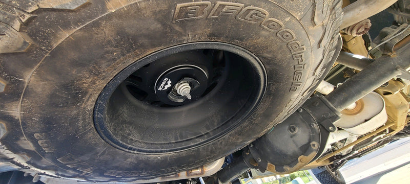 Aftermarket Wheel Adapter for Spare Hoist 106.1mm to 108mm Bore (Silverado/Sierra 1500, Colorado/Canyon, Ram 1500)