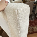 56 Inch Modern Boucle Accent Bench with Round Pillows by Decor Steals