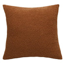 Boucle teddy rust slate and cream throw pillows living room set by Decorbites