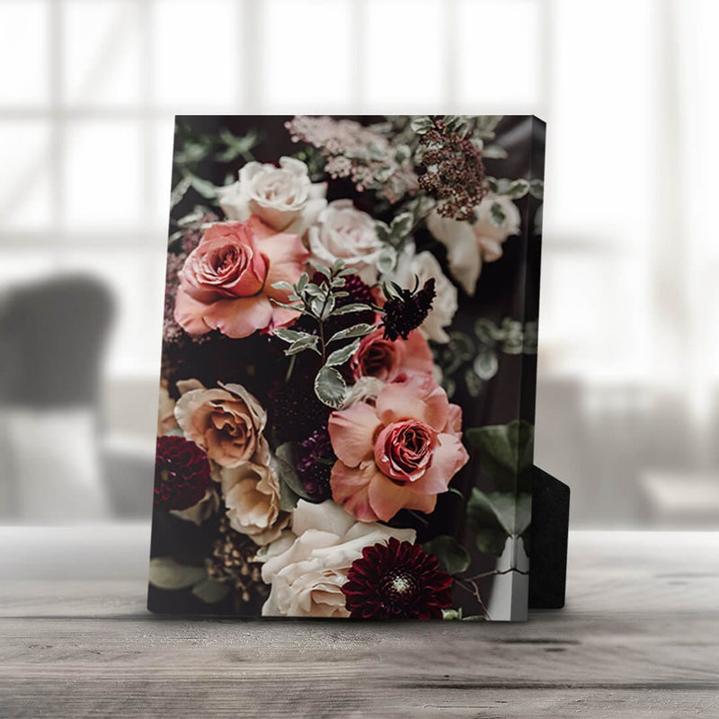 Bouquet of Flowers Desktop Canvas