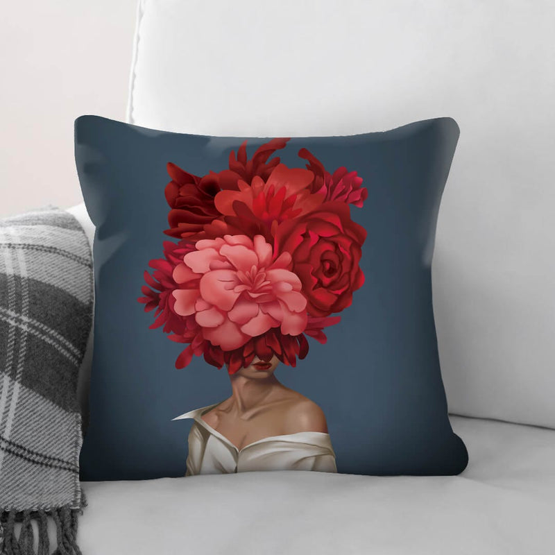 Bouquet Woman A Cushion