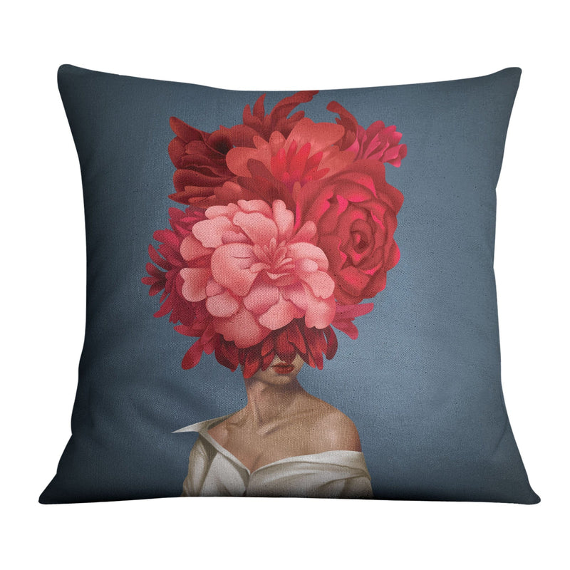 Bouquet Woman A Cushion