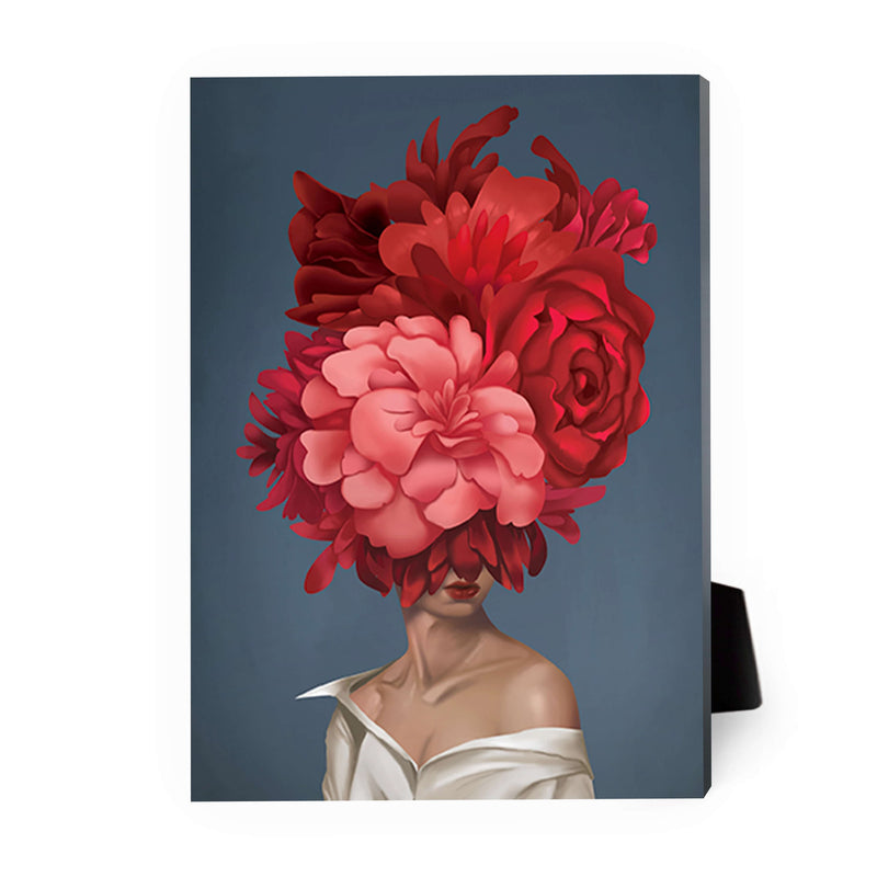 Bouquet Woman A Desktop Canvas