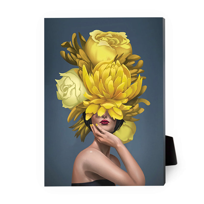 Bouquet Woman B Desktop Canvas