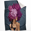 Bouquet Woman C Blanket