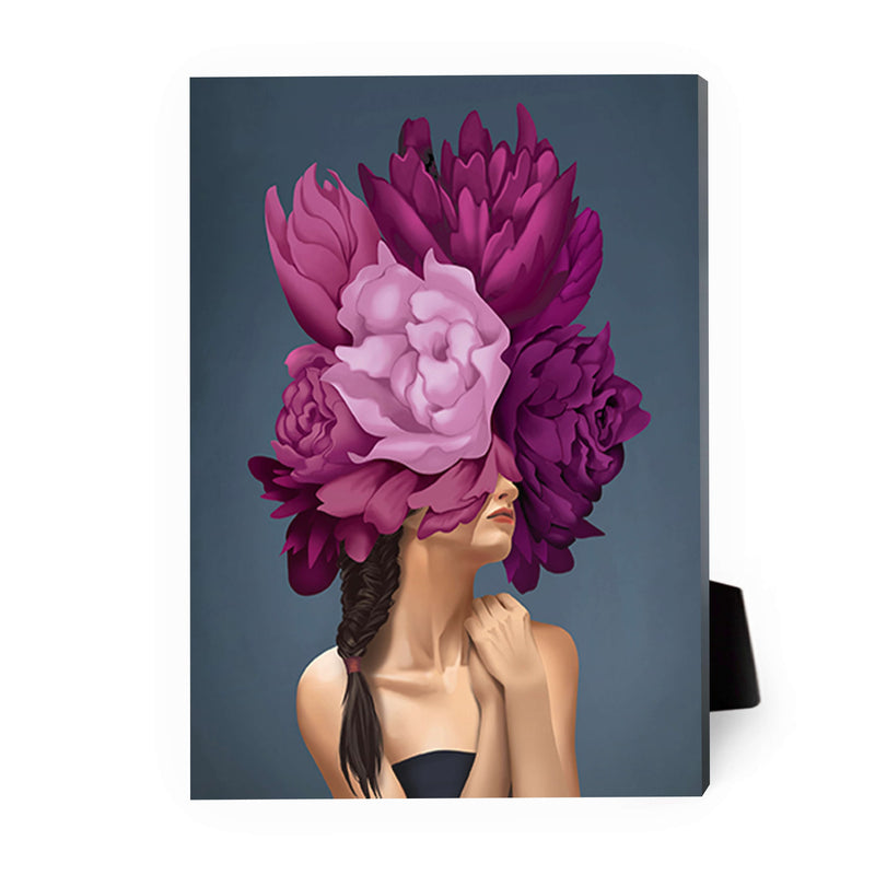 Bouquet Woman C Desktop Canvas