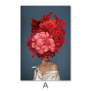 Bouquet Woman Canvas