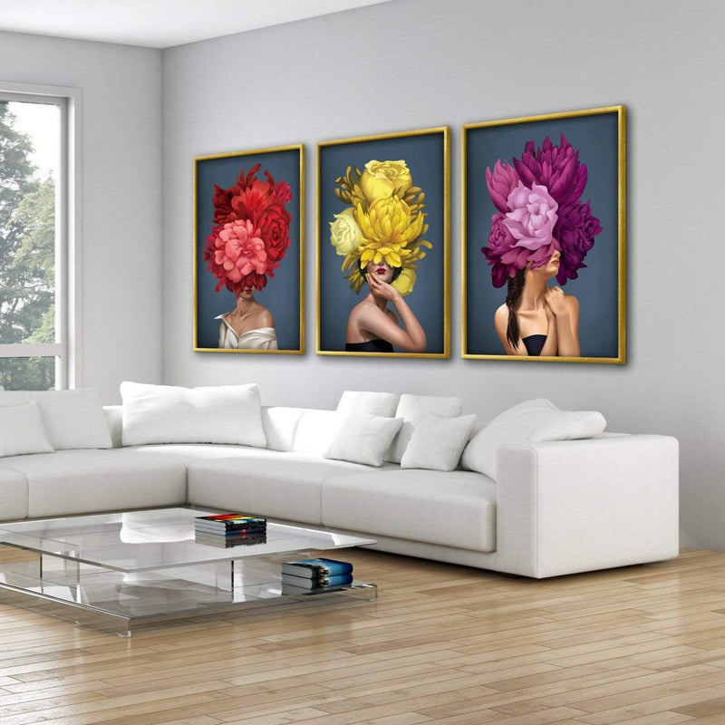 Bouquet Woman Canvas