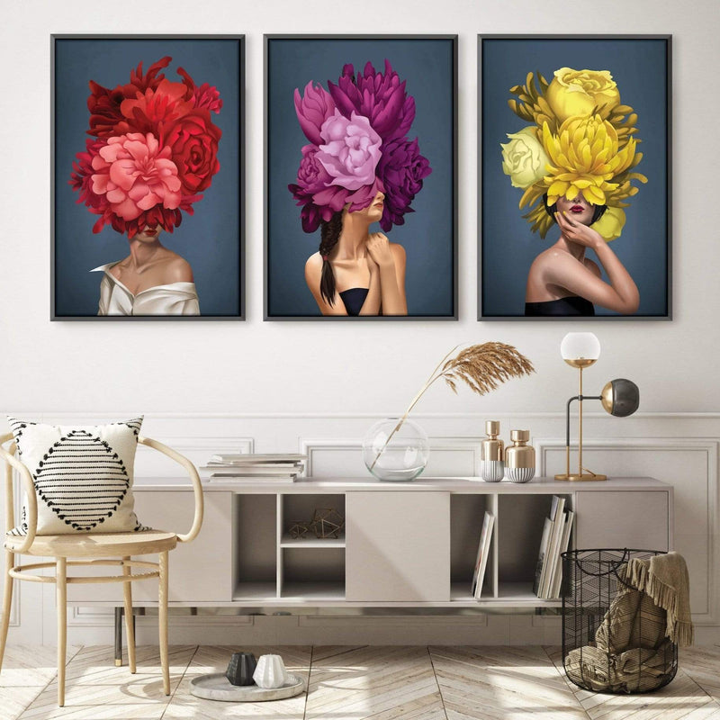 Bouquet Woman Canvas