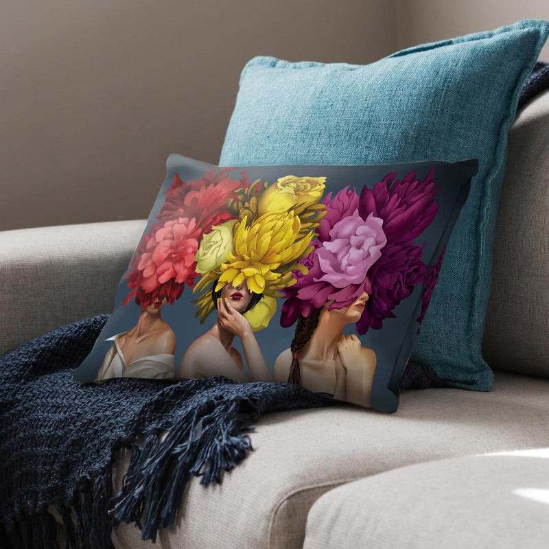 Bouquet Woman Cushion