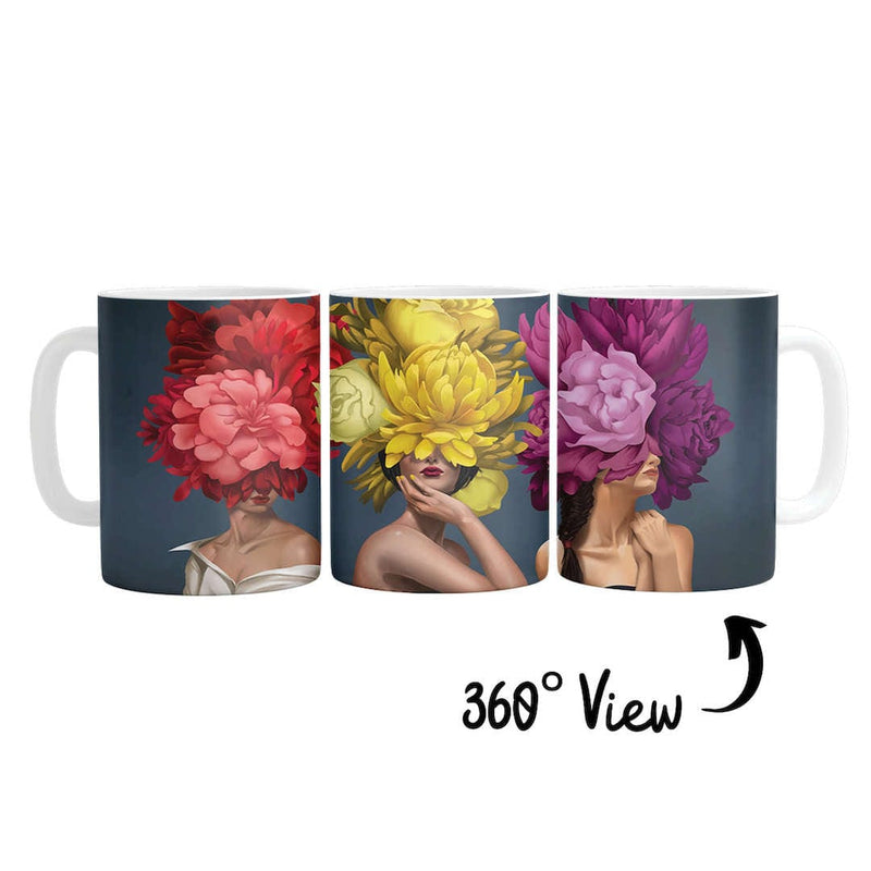 Bouquet Woman Mug