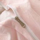 GobekUsa Bow Embroidery Bedding Set with Ruffles