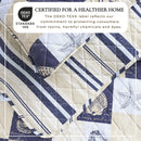 Caspian Collection Coastal Patchwork Quilt Set by Great Bay Home