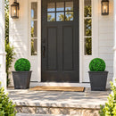 Boxwood Artificial Topiary Ball Set of 2 11in – UV Resistant