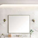 James Martin Rohe 48" Mirror, Champagne Brass