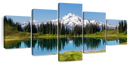 Mount Rainier Little Lagoon Wall Art