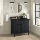 James Martin Lorelai 36" Single Bathroom Vanity, Black Onyx