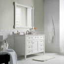 James Martin Brittany 48" Single Bathroom Vanity, Bright White