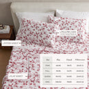 Watercolor Floral Sheet Set - Delia Collection by Great Bay Home