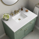 James Martin Chicago 36" Single Bathroom Vanity, Smokey Celadon