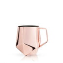 Seneca Faceted Copper Moscow Mule Mug by Viski