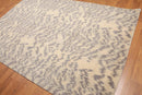 6' x 9' Hand Knotted Modern Abstract 100% Wool Area rug Beige