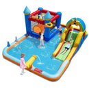 Inflatable Water Slide Park with Climbing Wall and Splash Pool by LJGDeals