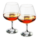 Diamond Brandy Snifters Whiskey Glasses Set of 2 - For Drinking Whiskey, Liquor, Bourbon, Perfect For Any Bar or Party 12oz Diamond Glasses by The Wine Savant -