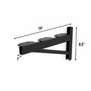 1' x 4' DIY Wall Shelf Brackets | Heavy Duty Garage Wall Shelves