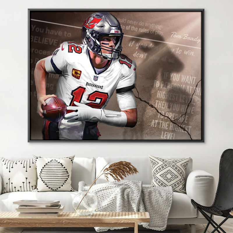 Brady Goat Shadow Canvas