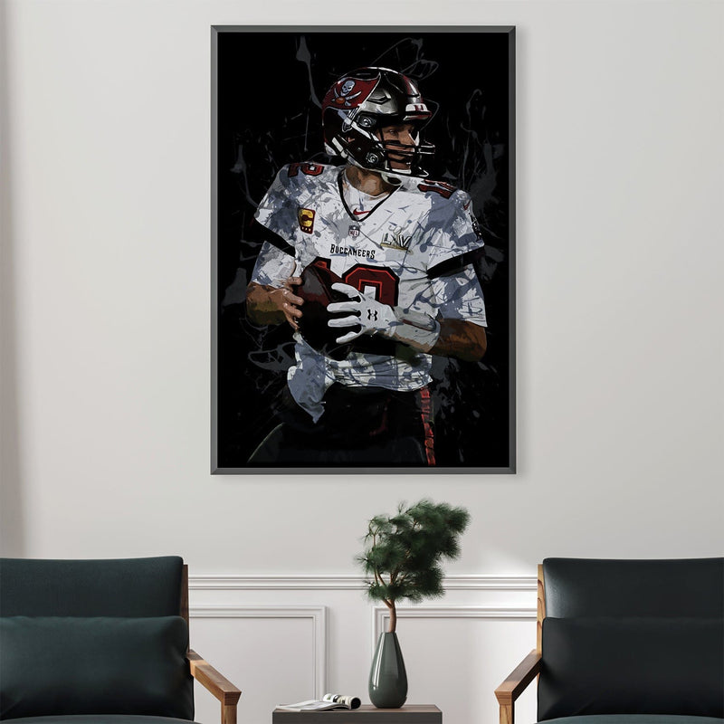 Brady In The Shadows Canvas