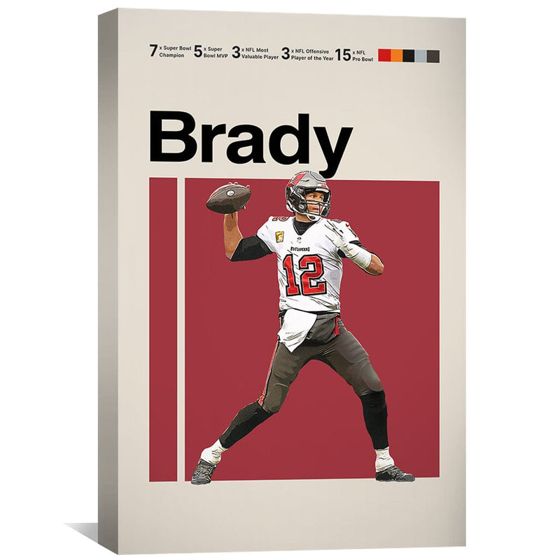 Brady Stats Canvas