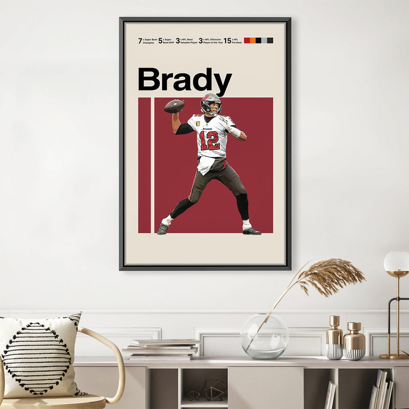 Brady Stats Canvas