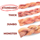 6 Inch Standard Braided Bully Stick