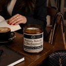 Brains Beauty Badassery 9oz Funny Candle Malicious Women Co