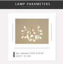GobekUsa Branch Design Nordic Chandelier - Rose Gold/Black