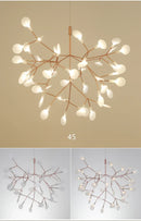 GobekUsa Branch Design Nordic Chandelier - Rose Gold/Black