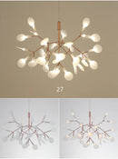 GobekUsa Branch Design Nordic Chandelier - Rose Gold/Black