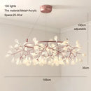 GobekUsa Branch Design Nordic Chandelier - Rose Gold/Black