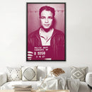 Brando Mugshot Magenta Canvas