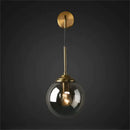 GobekUsa Glass Ball Wall Light: Gold Sconces for Bedroom & Living Room