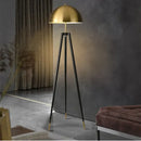 GobekUsa Coyote Gold Tripod Floor Lamp for Home Decor in Living Room or Bedroom