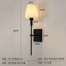 GobekUsa Cloth Lampshade Wall Sconce for Home Decor & Bathroom Mirror Light