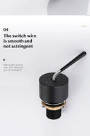 GobekUsa Brass Black Luxury Bathroom Faucet - Single Handle