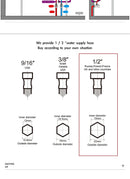 GobekUsa Brass Black Luxury Bathroom Faucet - Single Handle