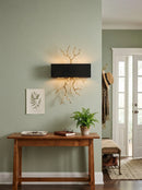 Brass Branch Wall Lamp
