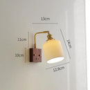 GobekUsa Ceramic Ball LED Wall Light with Pull Chain Switch for Living Room