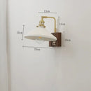 GobekUsa Ceramic Ball LED Wall Light with Pull Chain Switch for Living Room