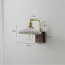 GobekUsa Ceramic Ball LED Wall Light with Pull Chain Switch for Living Room