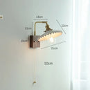 GobekUsa Ceramic Ball LED Wall Light with Pull Chain Switch for Living Room